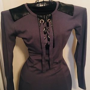 Never worn Fitted Long Sleeve Everyday Dress